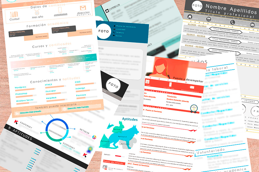 Diseño Gráfico – Currículums creativos