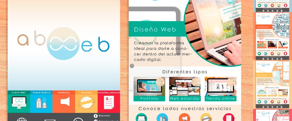 Diseño Gráfico – Folletos corporativos ABM