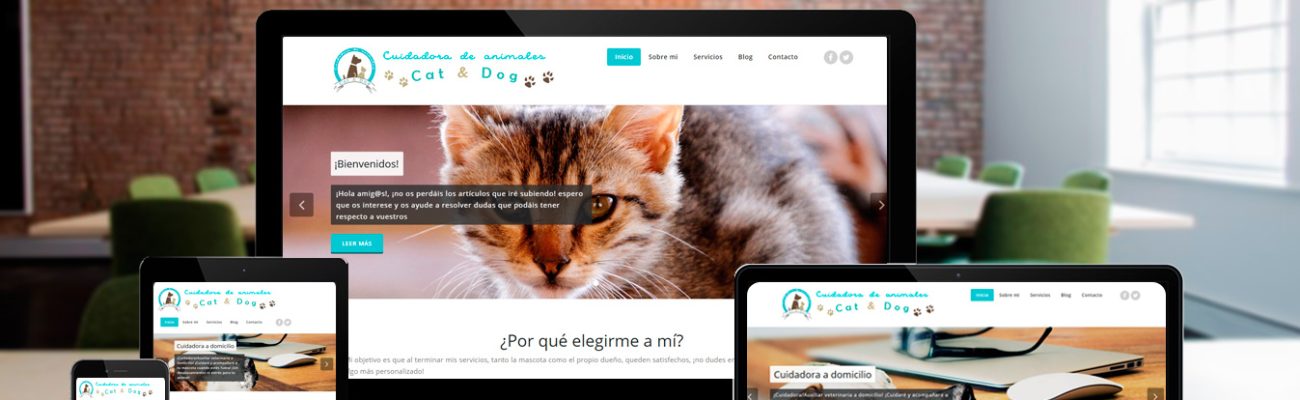 Diseño Web – Cuidadora Cat&Dog
