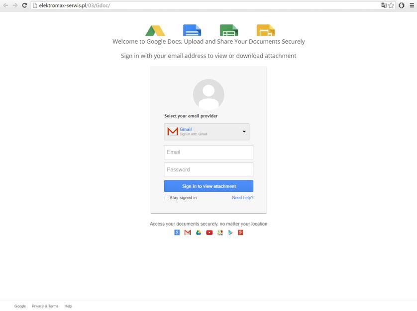 Caso de phishing foto 1