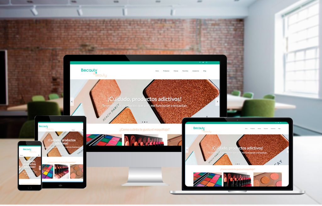 Diseño Web - Rediseño Becauty