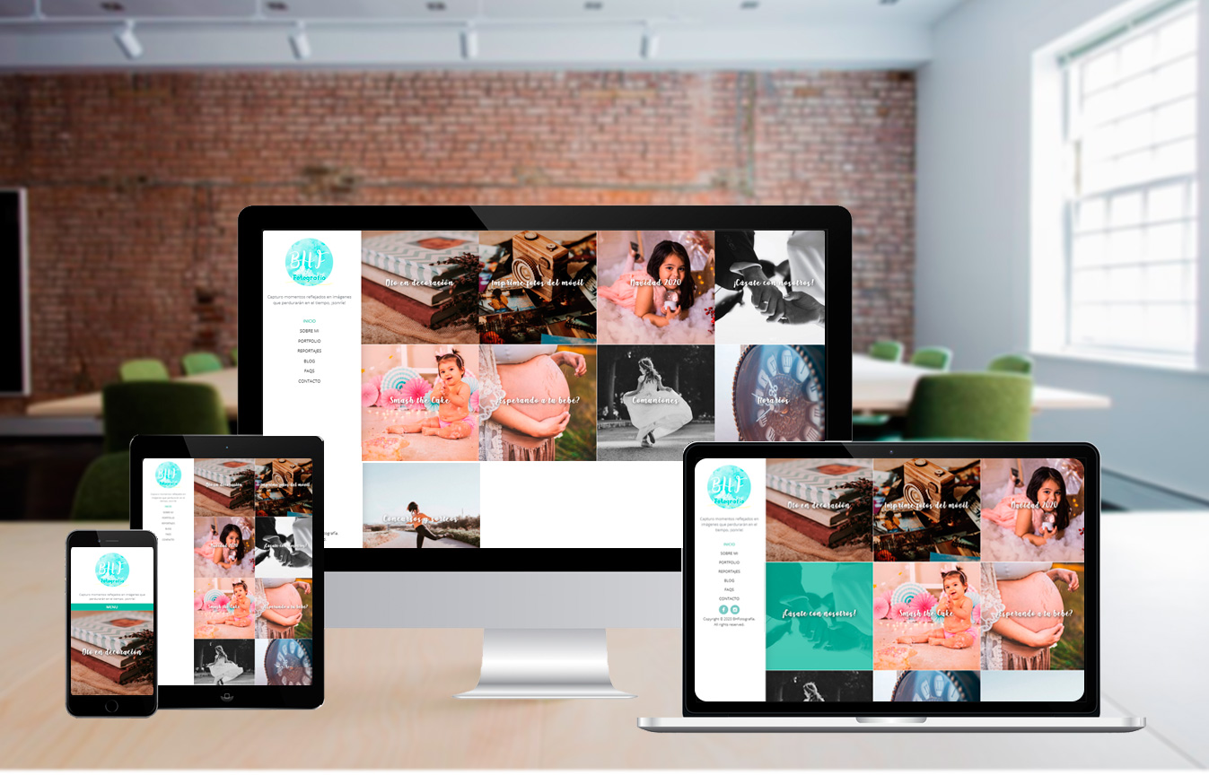 Rediseño Web – BHFotografía