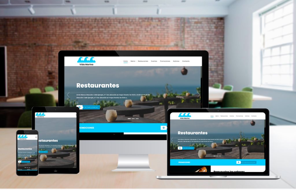 Diseño Web - Vida marina