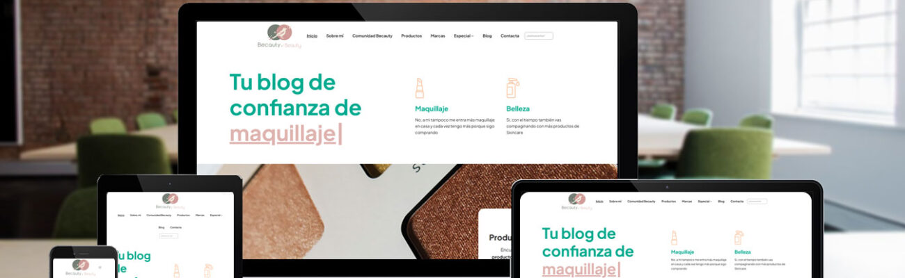 Diseño Web para Blog de Maquillaje y Belleza