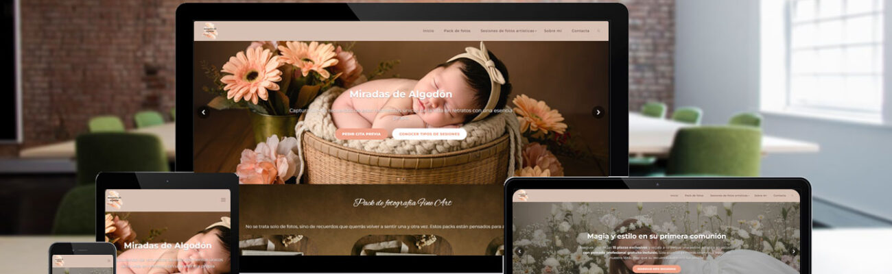 Diseño Web para Página Profesional de Fotógrafa en Madrid