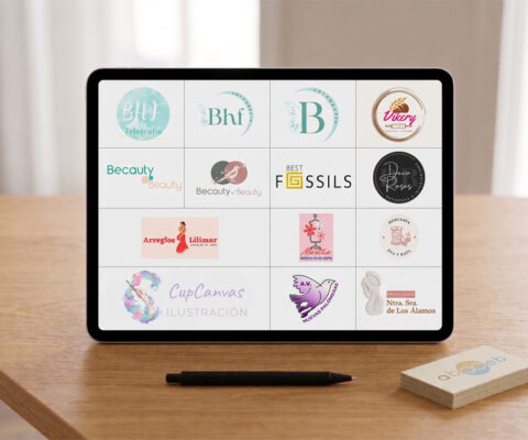 Diseño gráfico - Composición diferentes logotipos