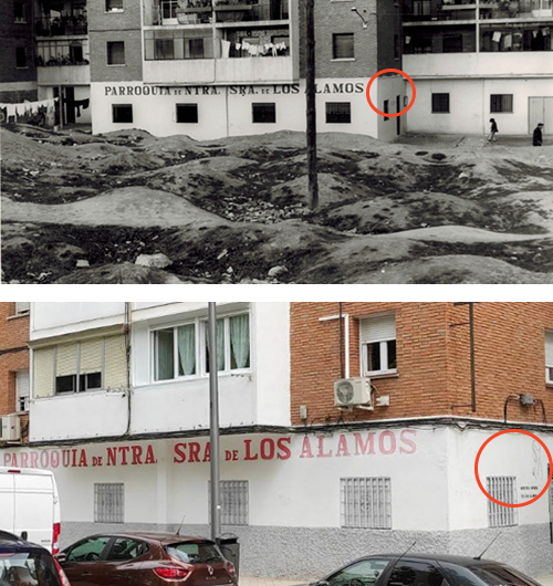 Historia de la capilla inicial en Madrid, identidad visual principal
