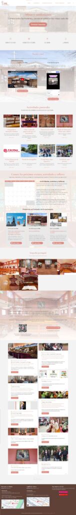 Diseño Web - Página profesional parroquia, inicio