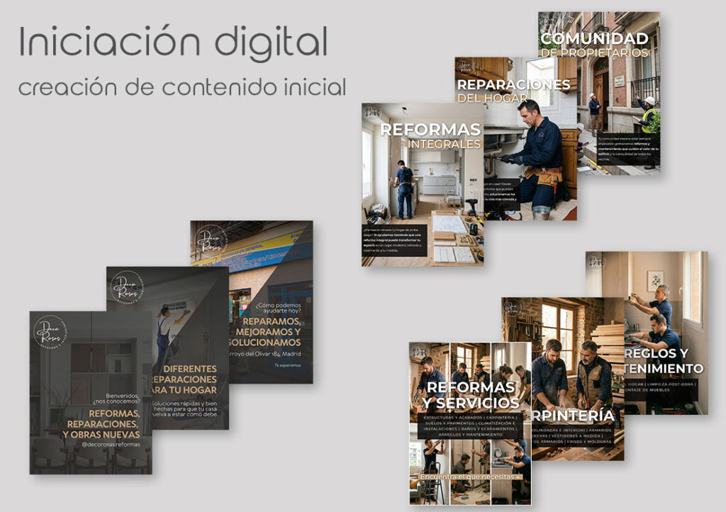 Redes Sociales - Iniciación digital creación de contenido inicial