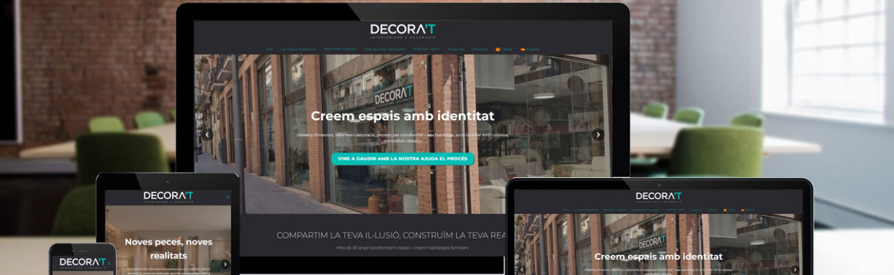 Diseño Web One Page para Estudio de interiorismo, decoración y reformas en Tarragona