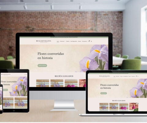 Rediseño Web - Tienda Online de Joyas botánicas artesanales en Barcelona